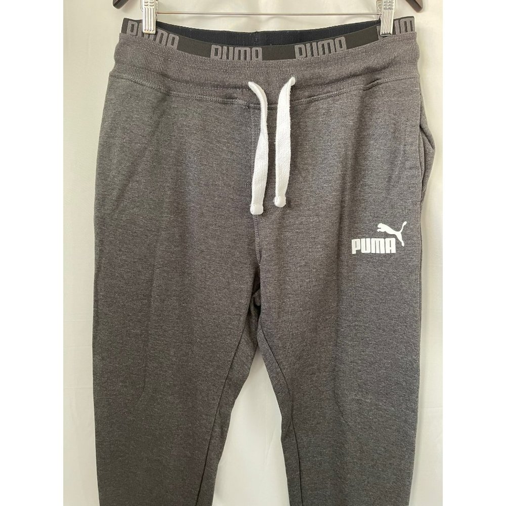 Puma Dark Gray Front Drawstring Joggers - Picture 5 of 12
